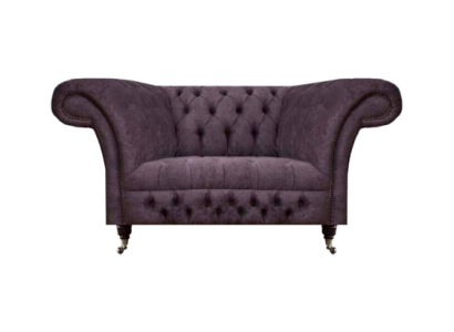 Chesterfield armchair upholstered furniture living room upholstered seat luxury fabric new