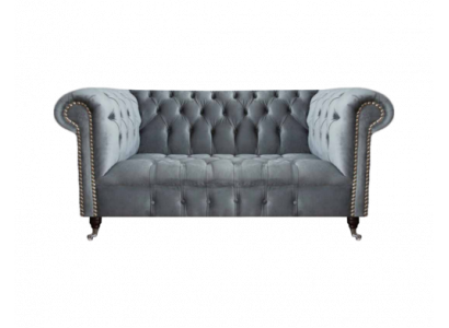 Two-seater sofa luxury furniture living room couch Chesterfield seat
