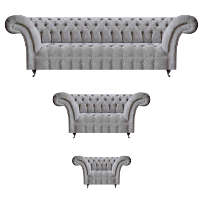 New sofa set sofas couch upholstered furniture designer Chesterfield living room