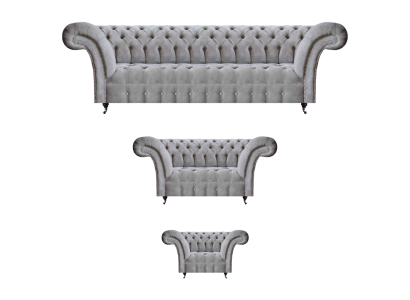 New sofa set sofas couch upholstered furniture designer Chesterfield living room