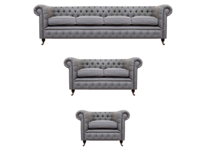 Sofa set fabric textile upholstered sofa Chesterfield living room new design