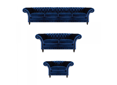 Chesterfield Sofas New Suite 3-piece Living Room Furniture Sofa Suite