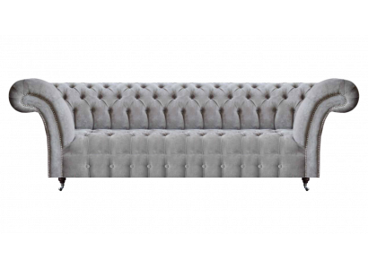 Four-seater sofa couch designer modern living room upholstered furniture Chesterfield