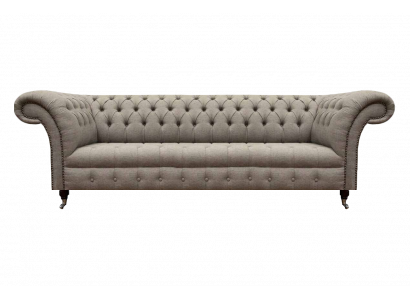 Chesterfield four-seater sofa couch living room upholstered sofa new textile furniture