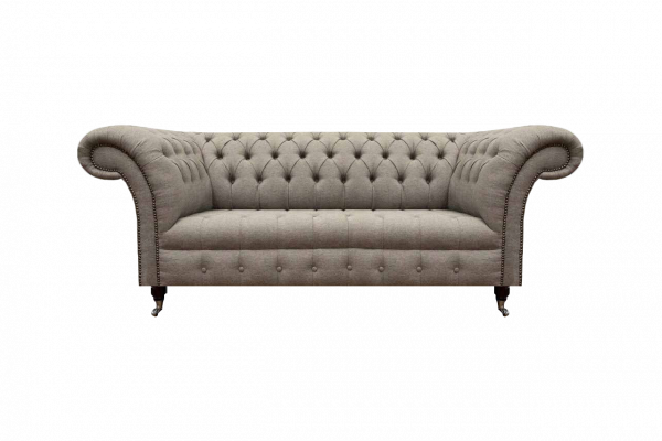 Upholstered furniture living room three-seater sofa couch textile furniture Chesterfield
