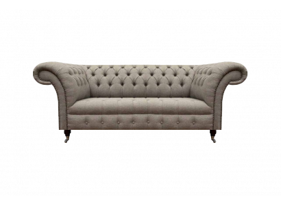 Upholstered furniture living room three-seater sofa couch textile furniture Chesterfield