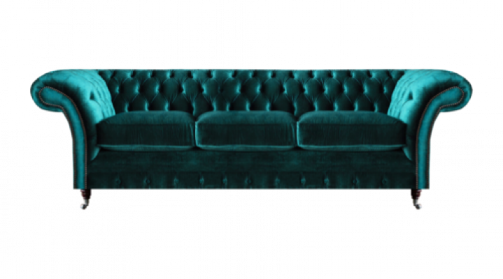 Chesterfield Sofa Three-Seater Couch Upholstered Furniture Living Room New Furniture