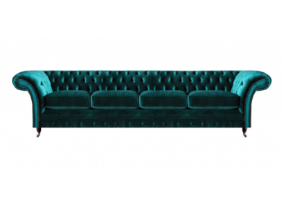 New Design Upholstered Furniture Chesterfield Living Room Four-Seater Couch Sofa