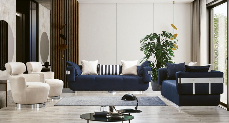 Sofa Set Couch Set Upholstered Furniture 3+3+1+1 Seat Set Couches Sofa