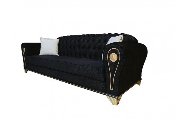 Corner sofa living area couch corner suite upholstery velvet fabric furniture design gray