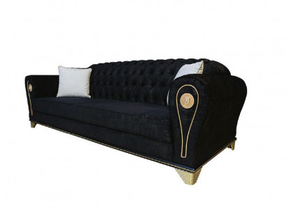 Corner sofa living area couch corner suite upholstery velvet fabric furniture design gray