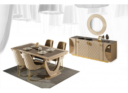 A wonderful set for a contemporary style dining room.