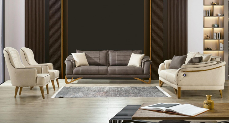 Sofa set Couch Set 3+3+1+1 seat upholstery suite furniture seat cushions 4-piece