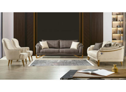 Sofa set Couch Set 3+3+1+1 seat upholstery suite furniture seat cushions 4-piece
