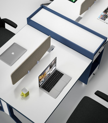 Table office furniture interior tables call center 4 workstations desk