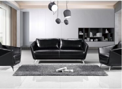Sofa set 3+1+1 seater leather sofa couch living room suite design modern