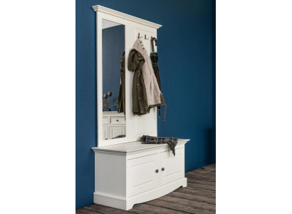 Wardrobe Set Cabinet Shoe Cabinet Cabinet Complete Set Rack Mirror 2-piece.