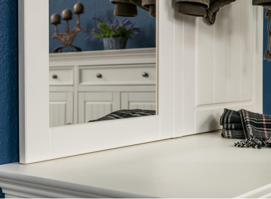Wardrobe Set Cabinet Shoe Cabinet Cabinet Complete Set Rack Mirror 2-piece.