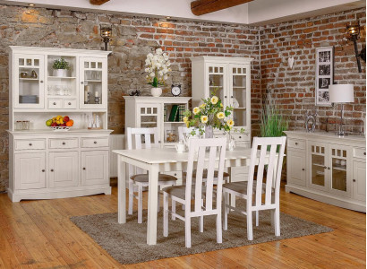 Classic Wooden Dining Table Expandable Country House Dining Room Tables