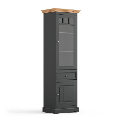 Classic display cabinet handcrafted solid wood cabinets new