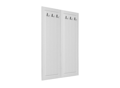 Wall wardrobe stand, coat rack, hall hooks, wood hanger, country house