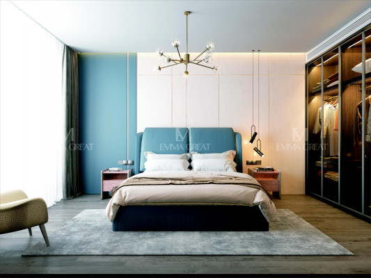 Bed 3-piece Bedroom Set Design Luxury Bedroom Hotel Furniture 2x