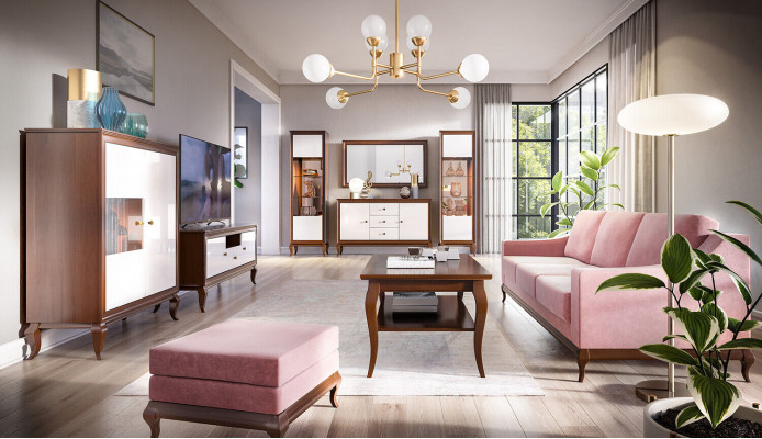 Living room set display cabinet sideboard mirror wall units sideboards design