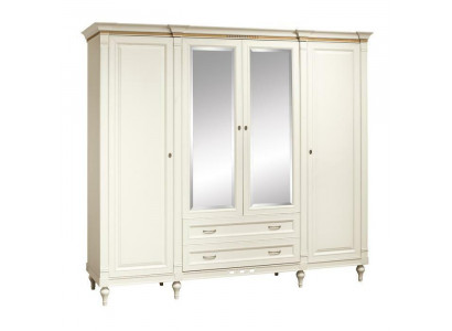 Classic wardrobes wardrobe wall unit 4 doors wooden furniture bedroom