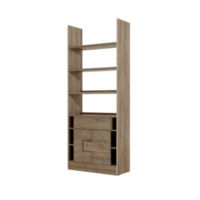 Living room wall unit cabinet system country house dresser TV