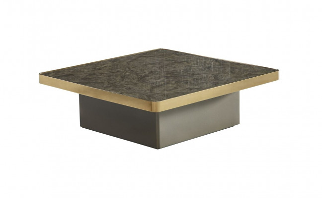 Side table wood new modern design furniture luxury dark gray marble living room