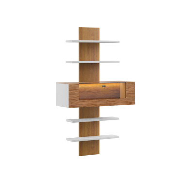 Set modern wall unit display cabinet shelf wardrobe living room baroque style