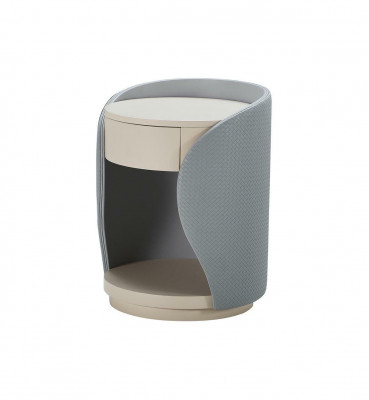Nightstand Bedroom Beige Gray New Creative Modern Design Furniture Wood Luxury