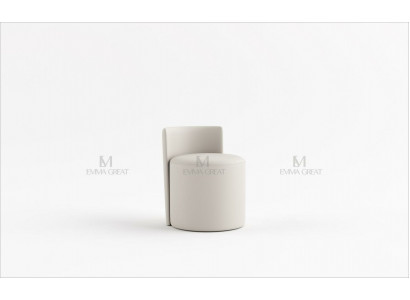 Modern dressing table upholstered chair dressing table stool white chair with back luxury
