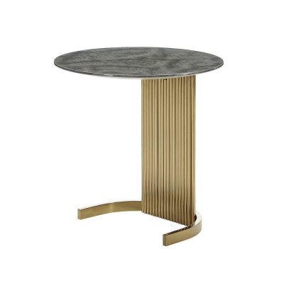 Side table modern design furniture marble luxury gold creative living room table