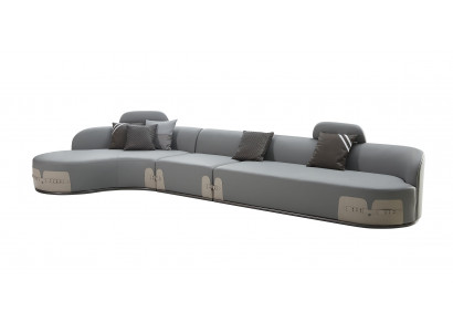 Leather sofa living landscape grey couch sofa upholstery corner sofas sets furniture