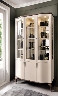 Classic display cabinet cupboard cabinets vitrines wood living room sideboards