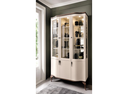 Classic display cabinet cupboard cabinets vitrines wood living room sideboards