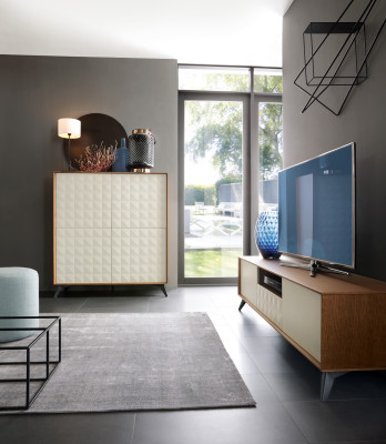 Set Modern Wall Unit Sideboard RTV Living Room Style Wall Units