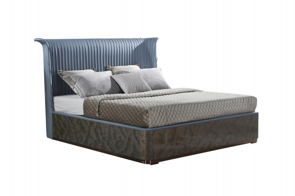 Classic designer beds, bedroom bed, double hotel furniture, fabric textile new