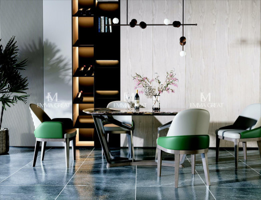 Design dining table marble stone table modern dining tables furniture 180x90 tables luxury