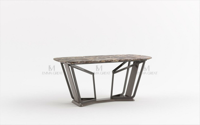 Design dining table marble stone table modern dining tables furniture 180x90 tables