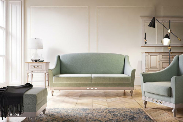 Sofa set couch upholstery set suite seating 311 ottoman 4-piece suites