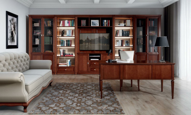 Designer living room TV wall unit media wall TV wall