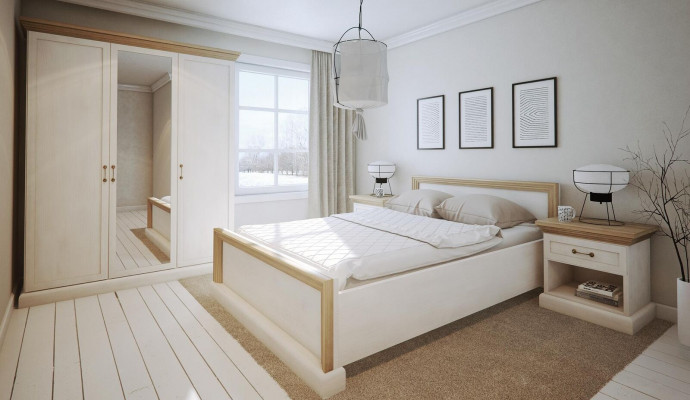 Beige bed frame wood 160x200 fabric upholstered bed beds bed double bed furniture