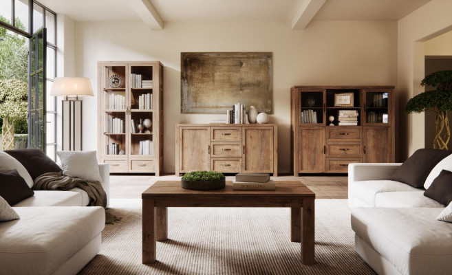 Living room furniture set designer living room bookcase chest of drawers display cabinet 3 pieces. New