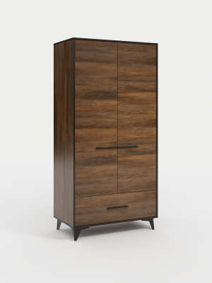 Wardrobe Cabinets Wardrobe Wall Unit 2 Doors Wood Furniture Bedroom New