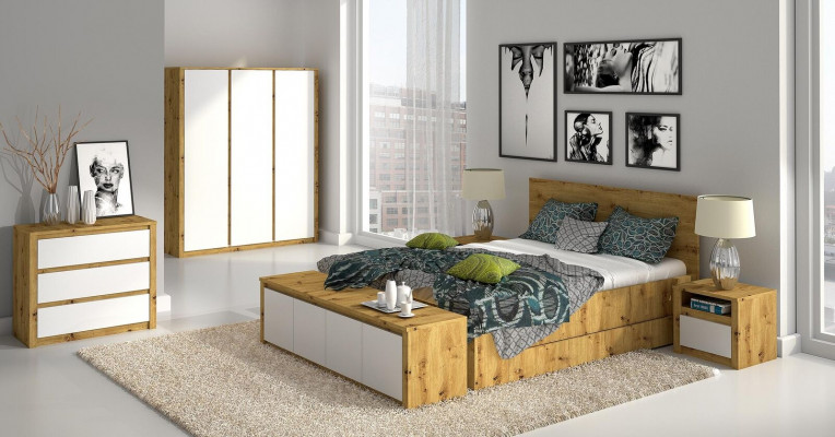 Classic bed beds double bed wooden bed country house bedroom hotel