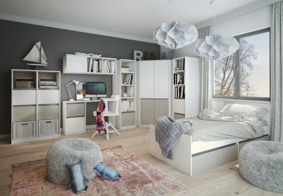 Cabinet Modern Style Cabinets Multipurpose Shelf Wardrobe Bedroom Wood
