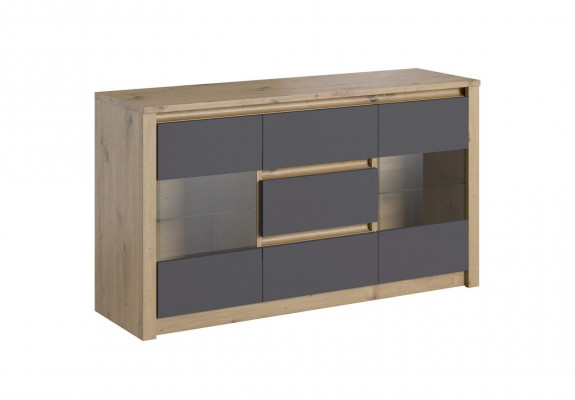 Design living room furniture sideboard wood dresser modern high cabinet new
