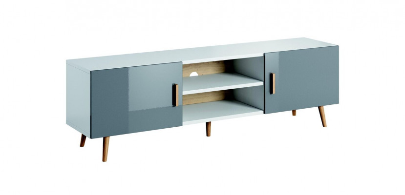 Living room modern style wall unit 4-piece set modern wall unit display cabinets shelf cabinet